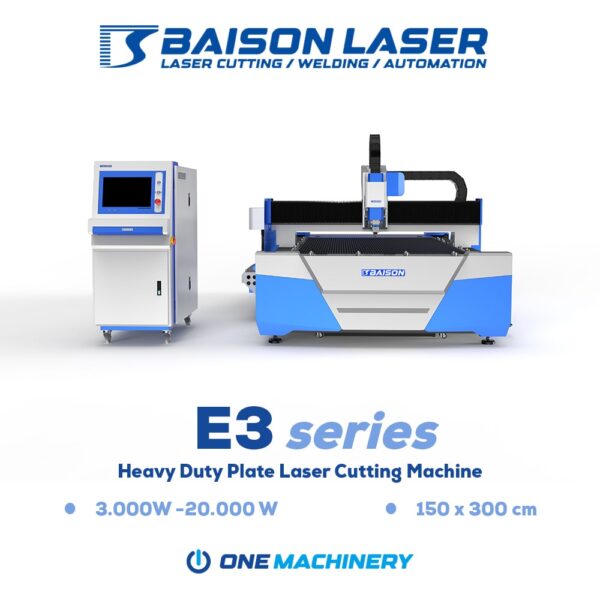 Mesin Laser Cutting Plat Heavy Duty E3 series Baison 1