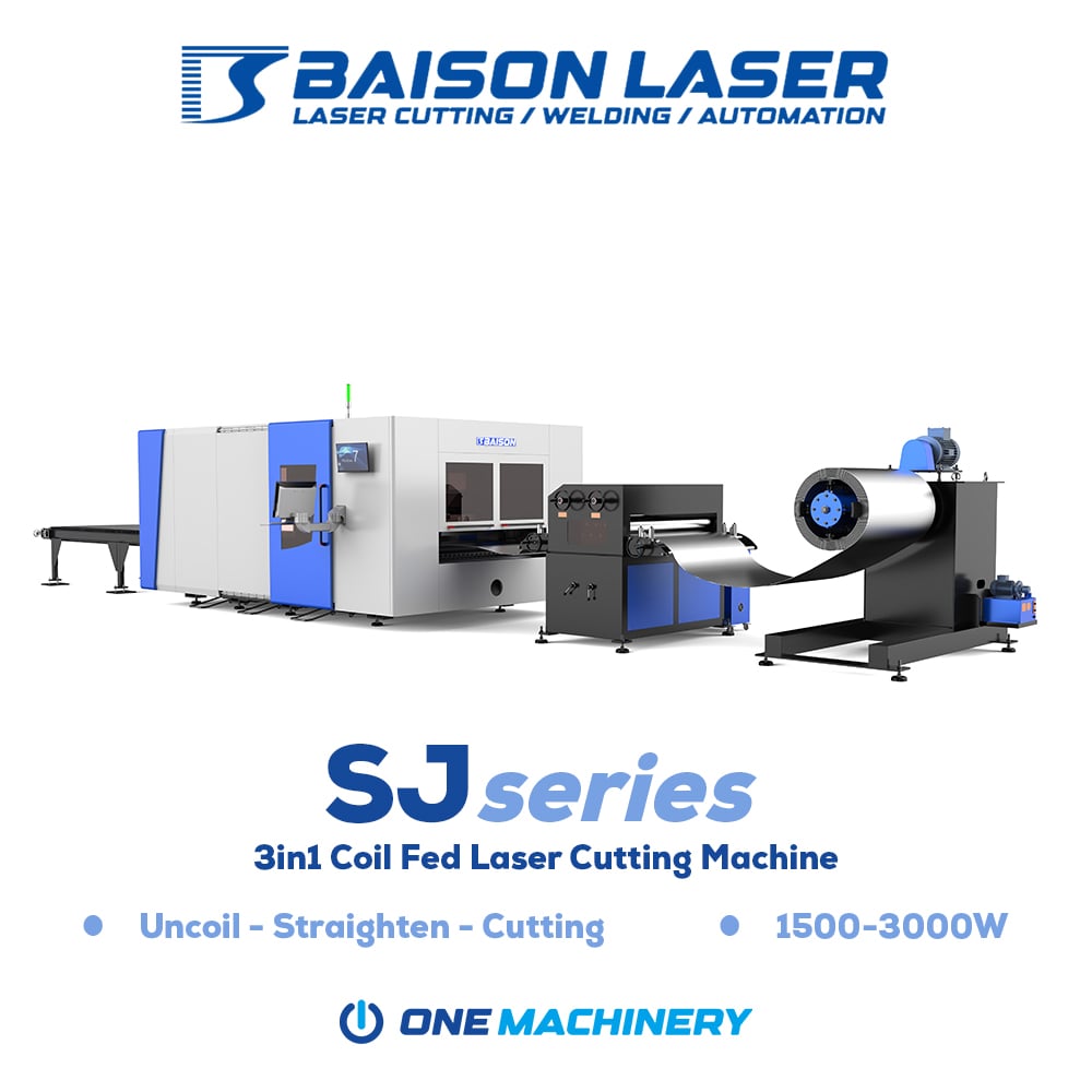 Mesin Laser Cutting 3in1 Coil Fed SJ series Baison