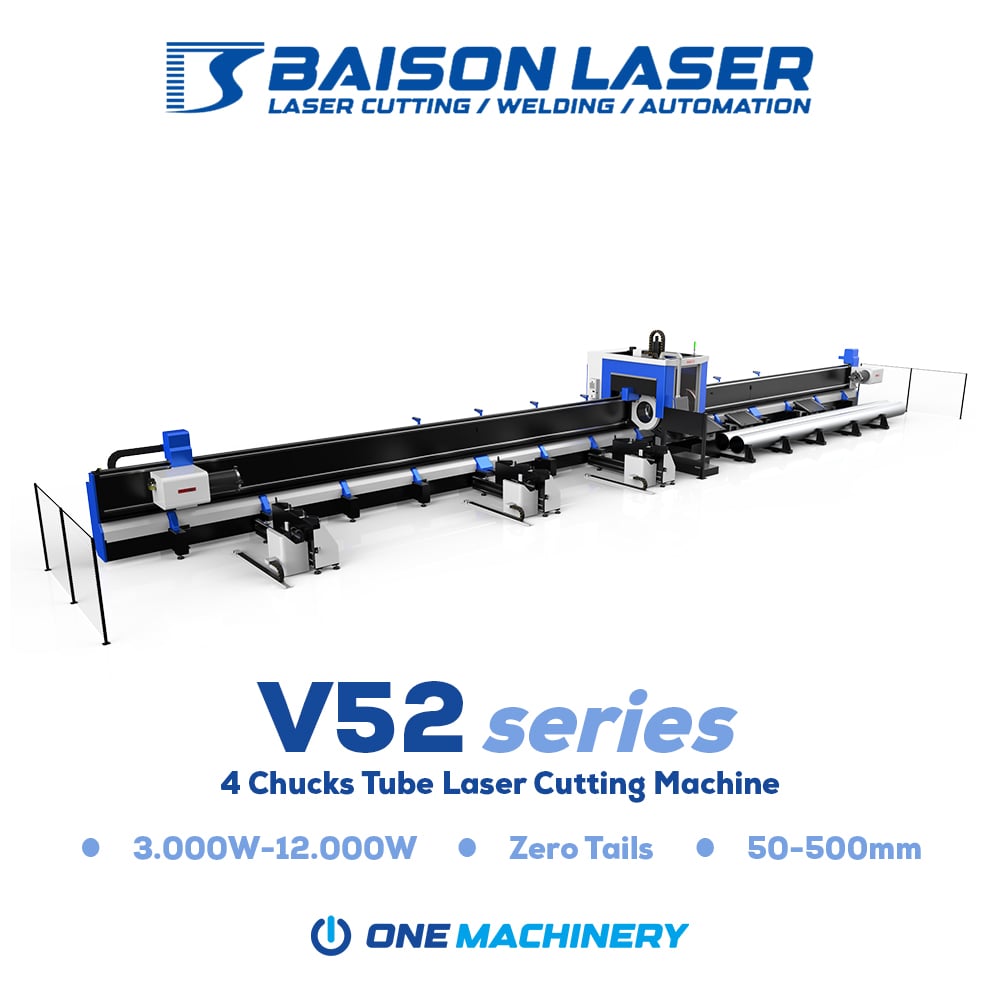 Mesin Laser Cutting Tube 4 Chucks V52 series Baison