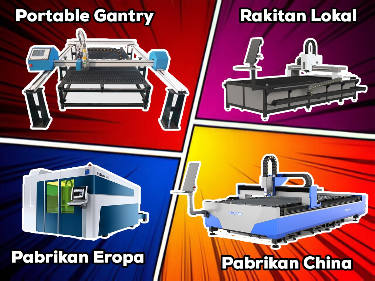 4 Kategori Mesin Laser Cutting Fiber