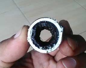 kerak endapan pada pendingin air
